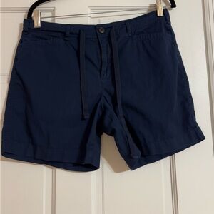 LAUREN JEANS CO. RALPH LAUREN PETITE navy shorts